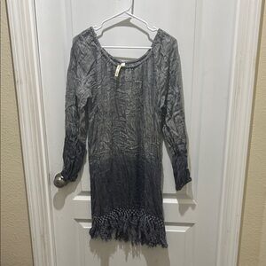 Uncle Frank Black and White Patterned Top